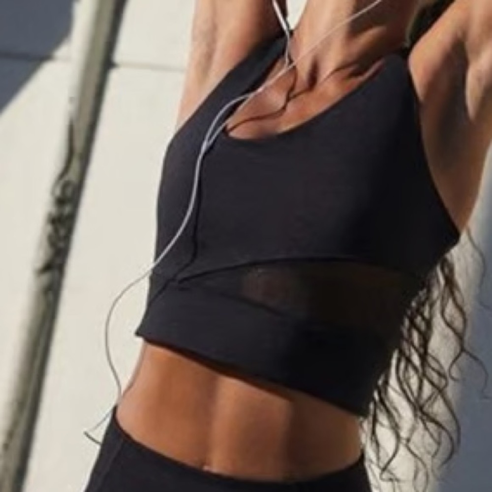 NWT Free People Movement Black Racerback Workout Tank